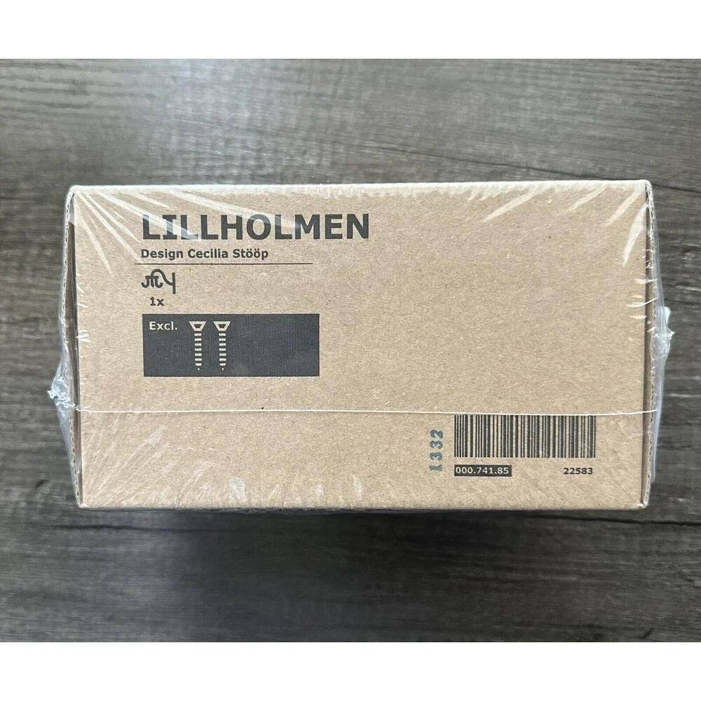 IKEA LILLHOLMEN STAINLESS STEEL TRIPLE HOOK‎ WALL MOUNT #741.85